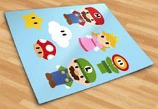 Stickers for Kids: Kit Mario Bros 5