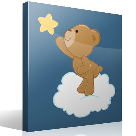 Stickers for Kids: Little bear catching a star