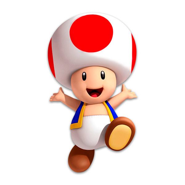 Stickers for Kids: Toad Mario Bros