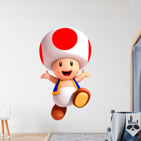 Stickers for Kids: Toad Mario Bros