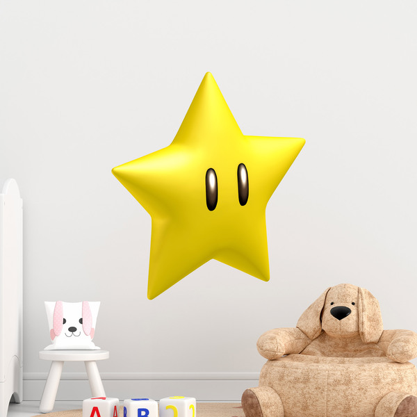 Stickers for Kids: Starman of Mario Bros 1