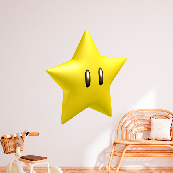 Stickers for Kids: Starman of Mario Bros