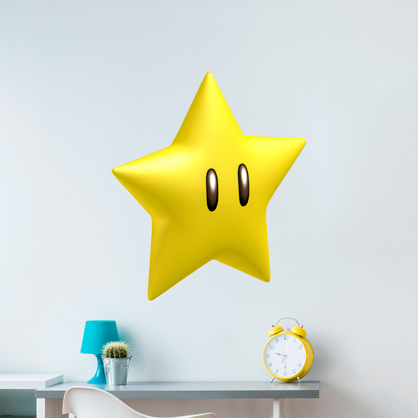 Stickers for Kids: Starman of Mario Bros