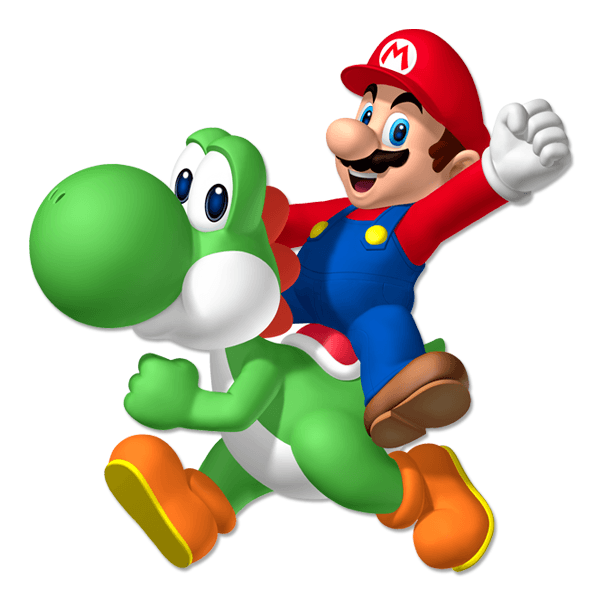 Stickers for Kids: Mario and Yoshi 0