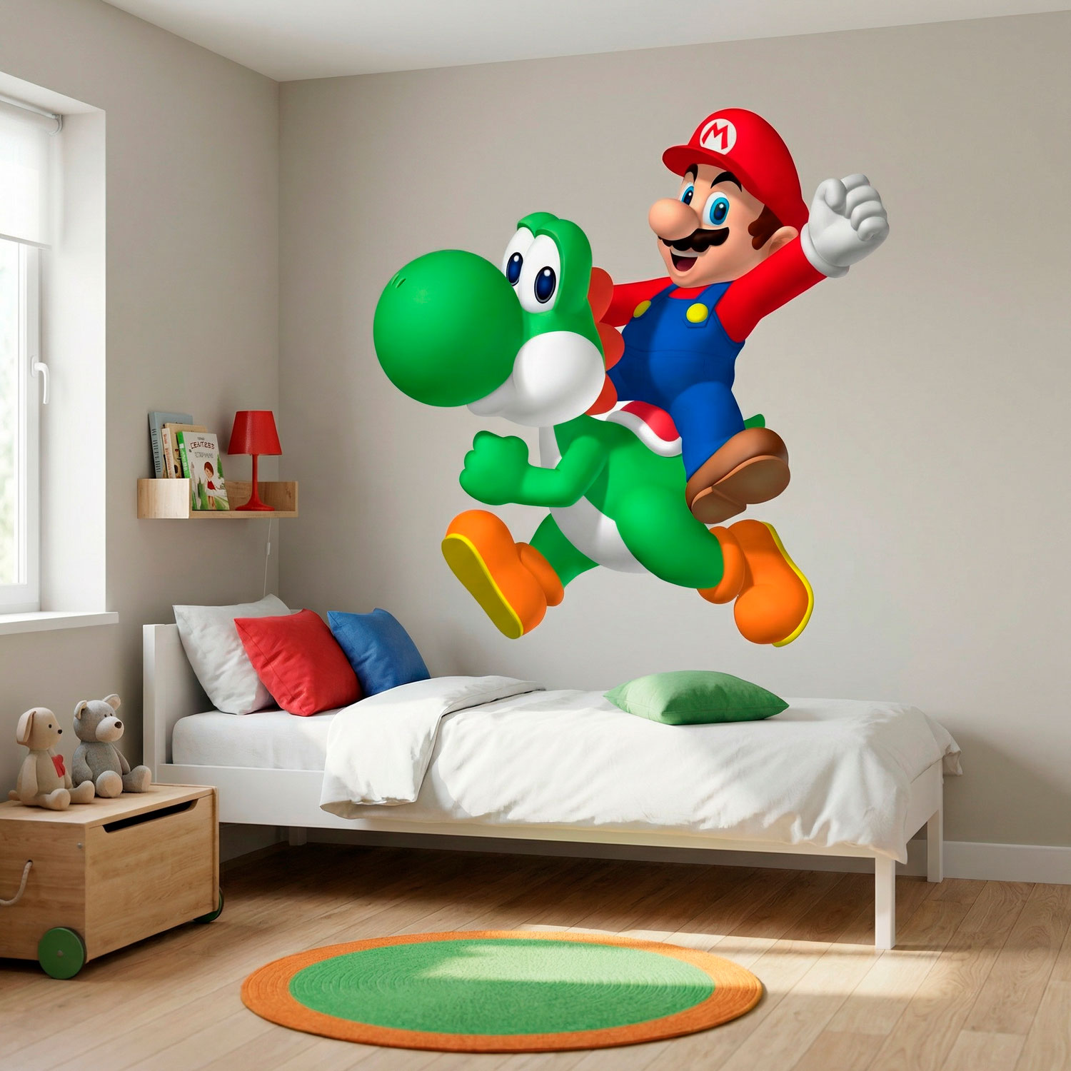Stickers for Kids: Mario and Yoshi