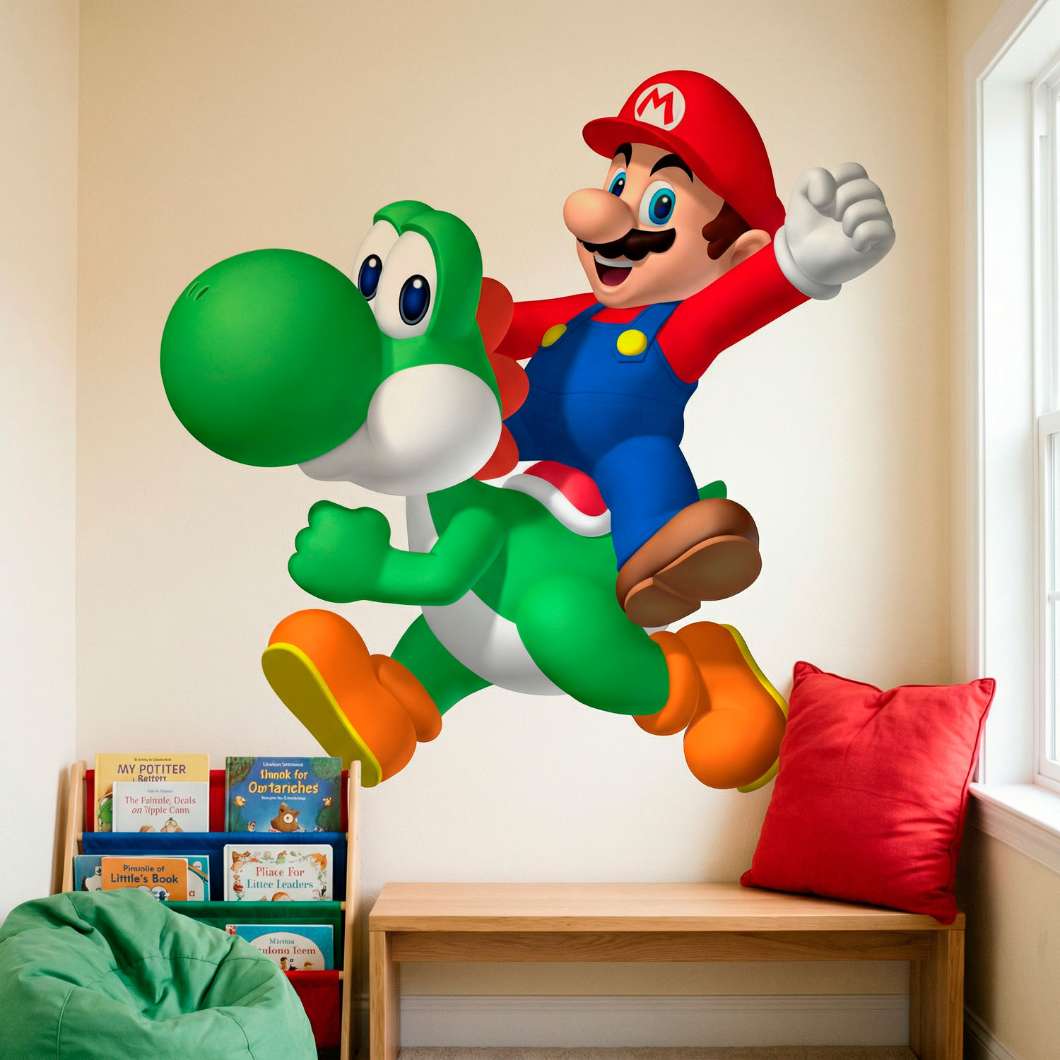 Stickers for Kids: Mario and Yoshi