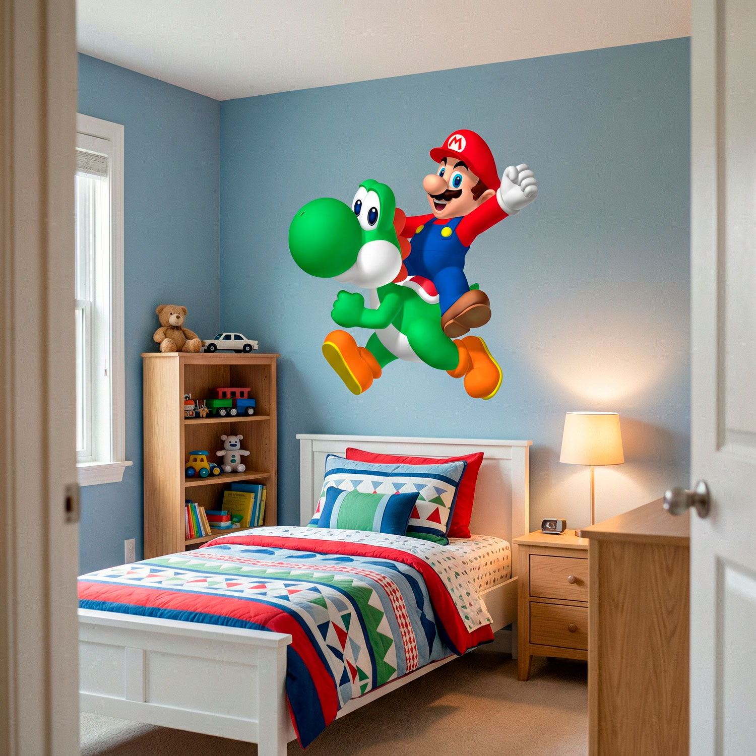 Stickers for Kids: Mario and Yoshi