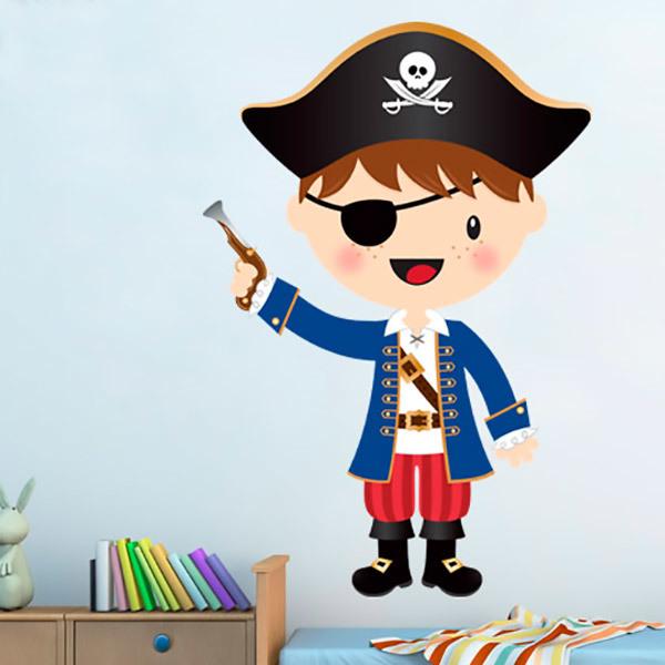 Stickers for Kids: The little pirate gun