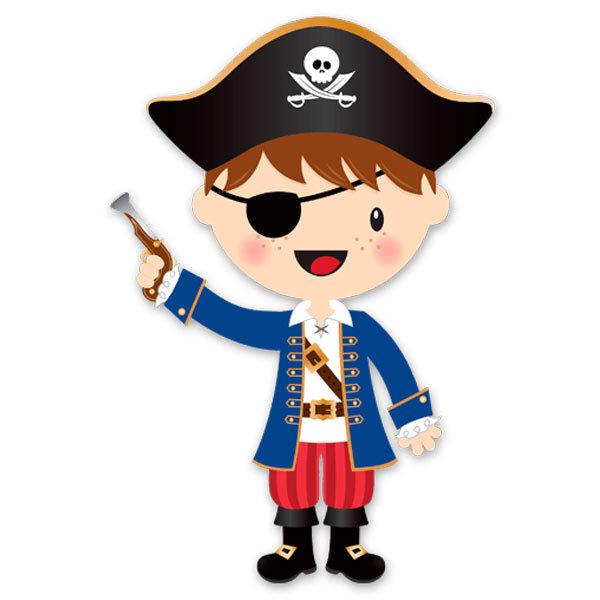 Stickers for Kids: The little pirate gun