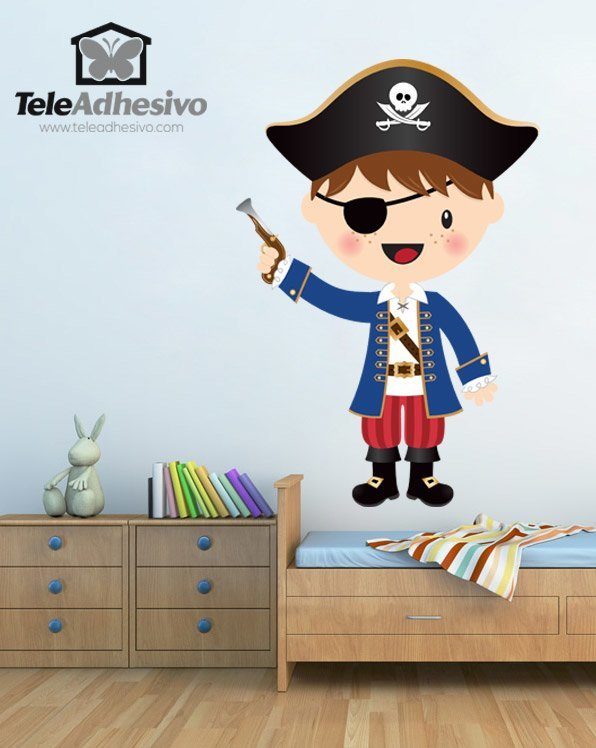 Stickers for Kids: The little pirate gun