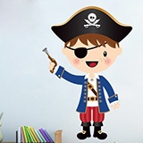 Stickers for Kids: The little pirate gun 3