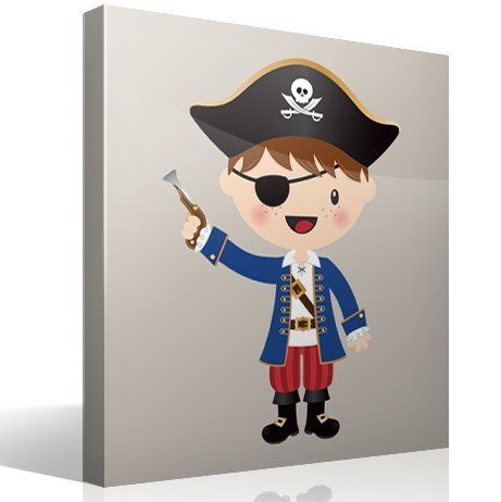 Stickers for Kids: The little pirate gun