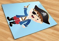 Stickers for Kids: The little pirate gun 5