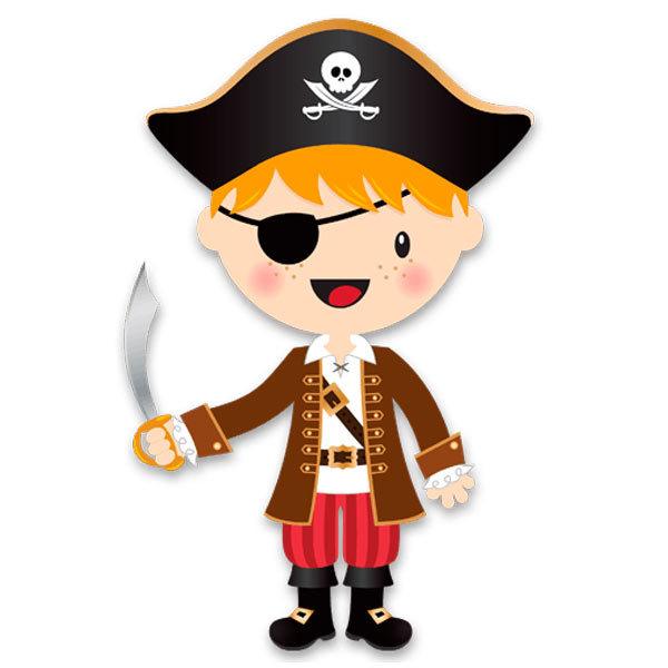 Stickers for Kids: The little sabre pirate