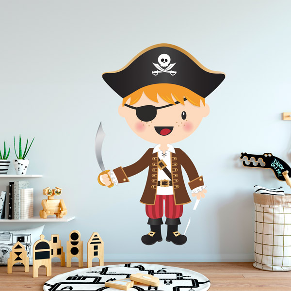 Stickers for Kids: The little sabre pirate