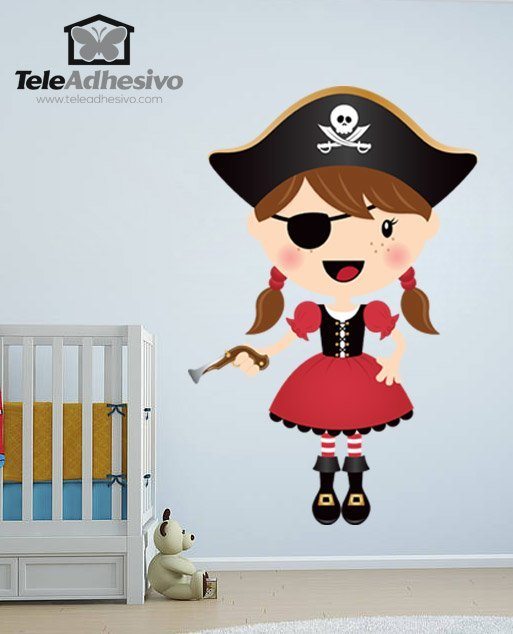 Stickers for Kids: The small pirate gun