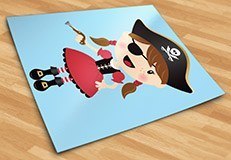 Stickers for Kids: The small pirate gun 5