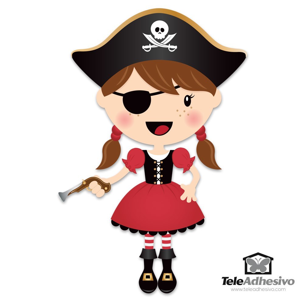 Stickers for Kids: The small pirate gun