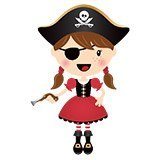 Stickers for Kids: The small pirate gun 6