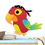 Stickers for Kids: Pirate parrot 3