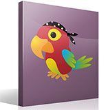 Stickers for Kids: Pirate parrot 4