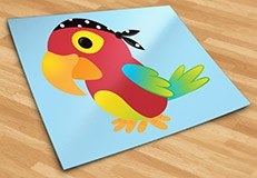 Stickers for Kids: Pirate parrot 5