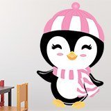 Stickers for Kids: Penguin in winter 3