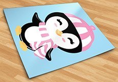 Stickers for Kids: Penguin in winter 5