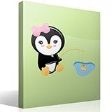 Stickers for Kids: Penguin fishing 4