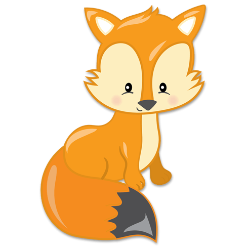 Stickers for Kids: Fox of the forest