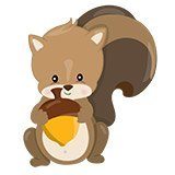 Stickers for Kids: Forest Squirrel 6