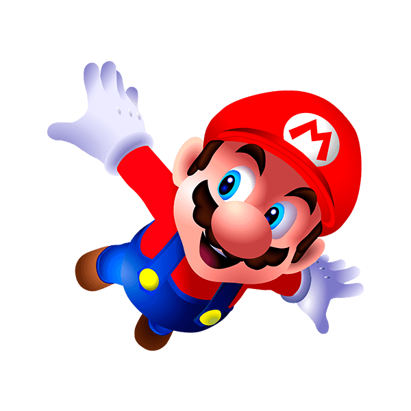 Stickers for Kids: Mario Bros Flying