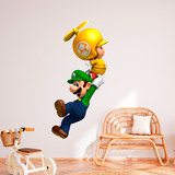 Stickers for Kids: Luigi with a Flying Mushroom 5