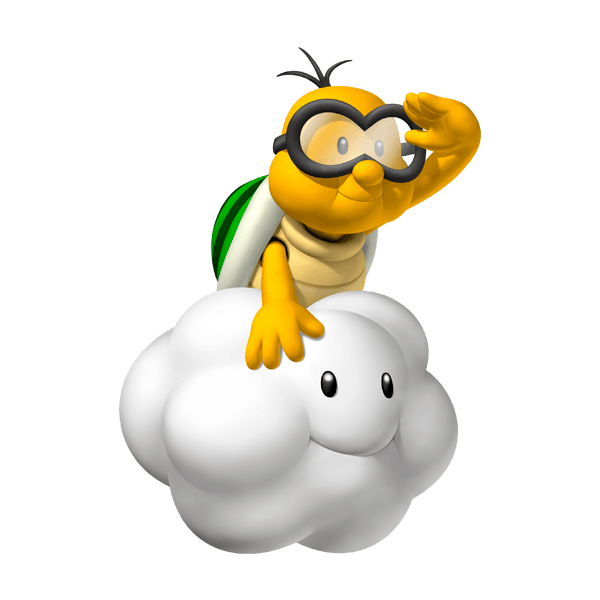 Stickers for Kids: Lakitu and Cloud 0