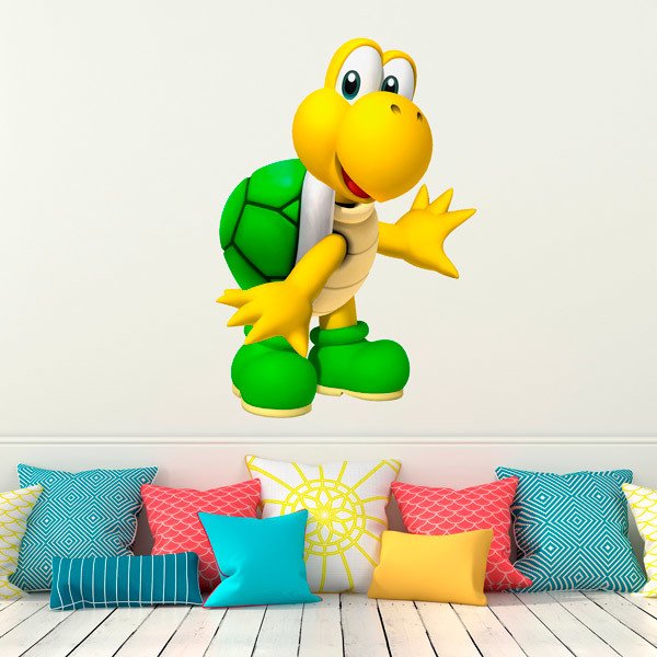 Stickers for Kids: Koopa Green