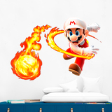 Stickers for Kids: Mario Bros Fireball 3