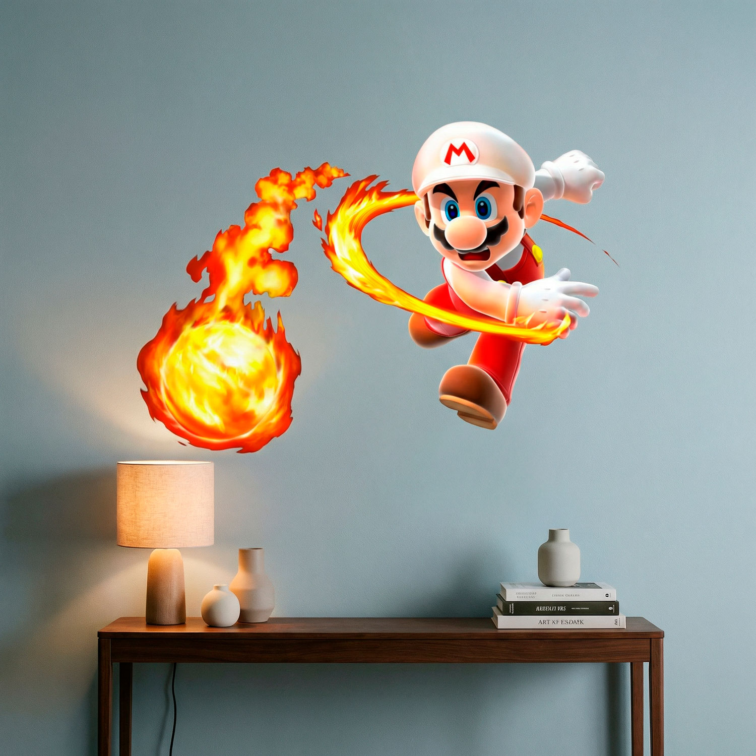 Stickers for Kids: Mario Bros Fireball