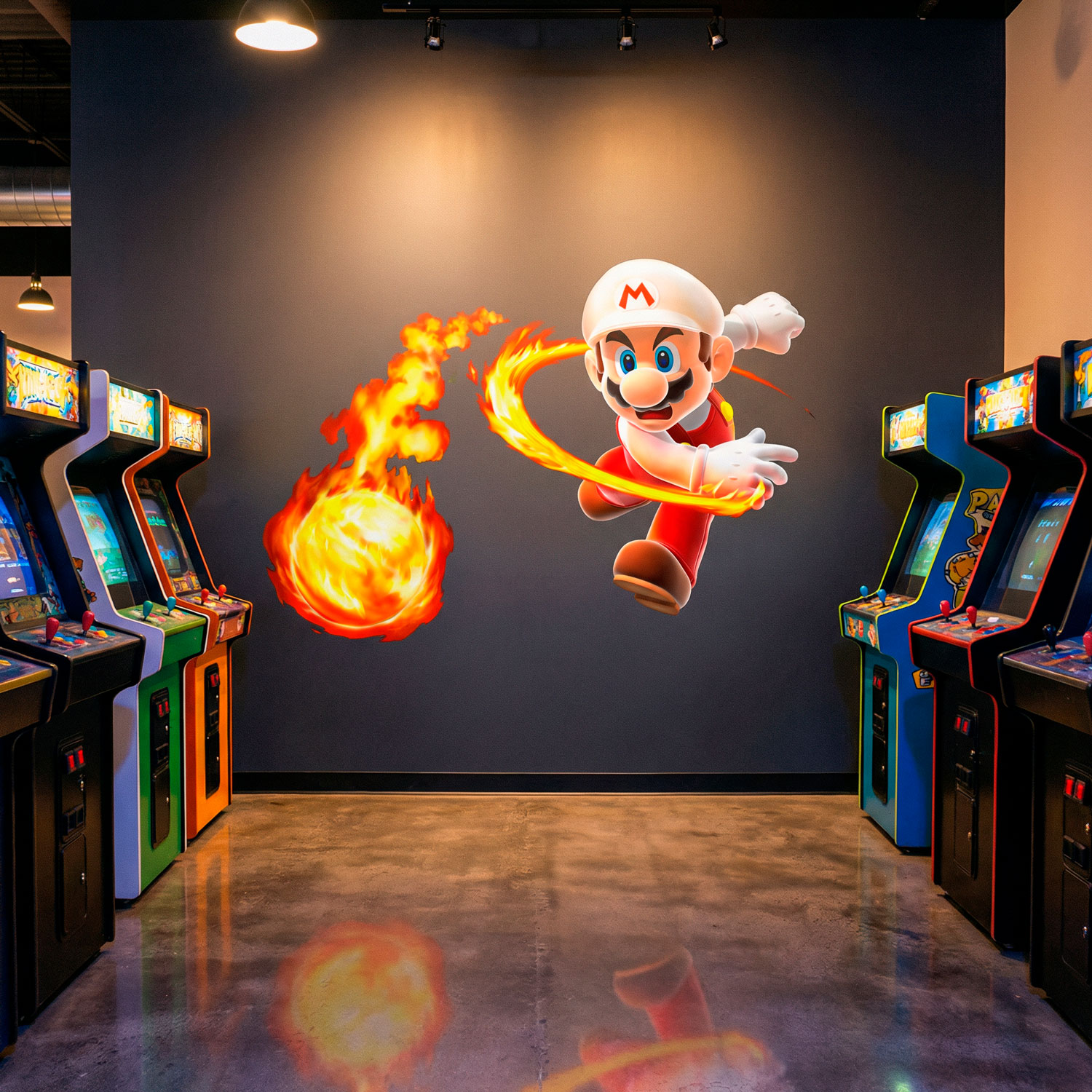 Stickers for Kids: Mario Bros Fireball