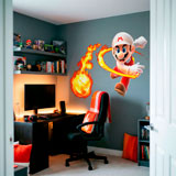 Stickers for Kids: Mario Bros Fireball 8