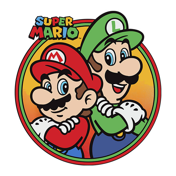 Stickers for Kids: Mario & Luigi Team Bros