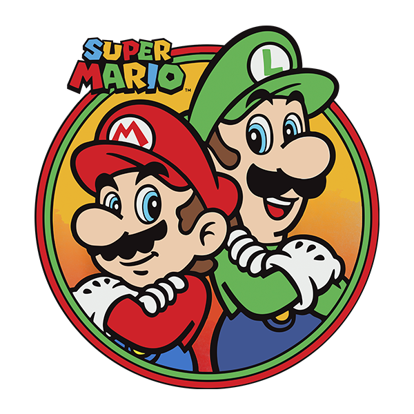 Stickers for Kids: Mario & Luigi Team Bros 0