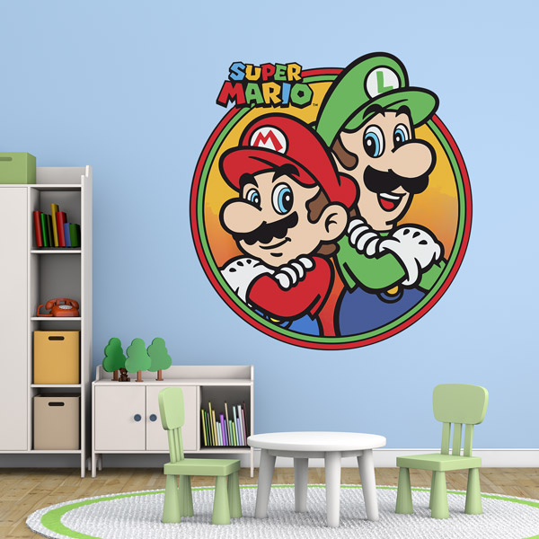 Stickers for Kids: Mario & Luigi Team Bros