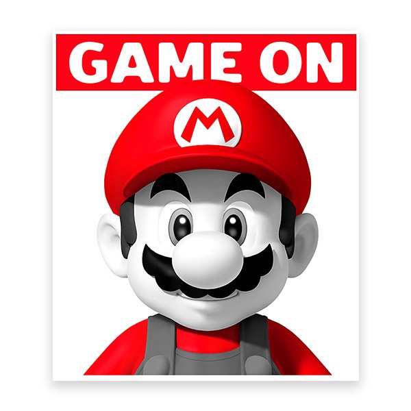 Stickers for Kids: Mario Bros Game On