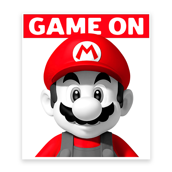 Stickers for Kids: Mario Bros Game On 0