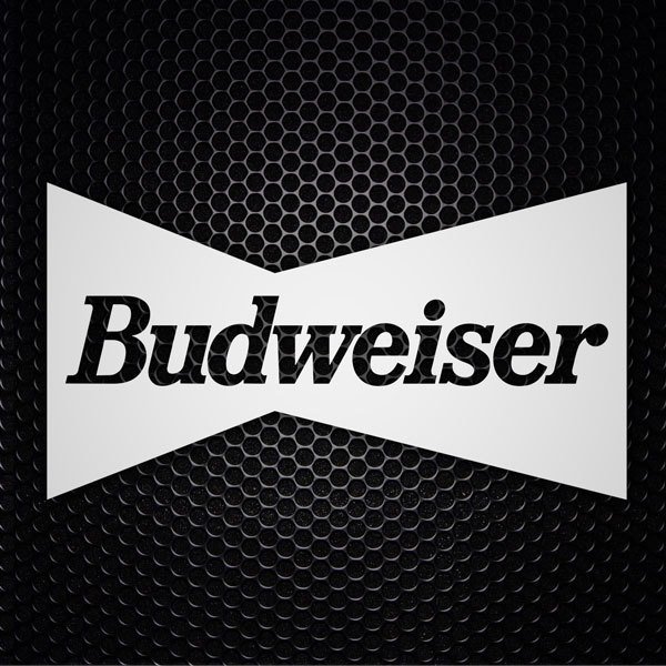 Car & Motorbike Stickers: Budweiser