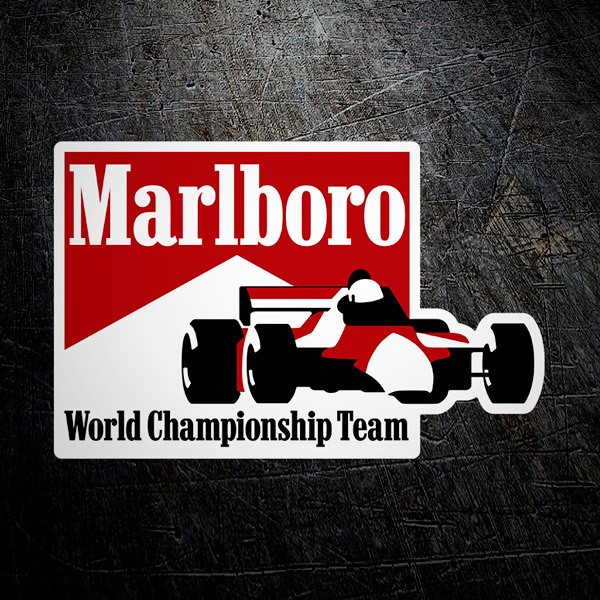 Car & Motorbike Stickers: Marlboro Championship Team 1