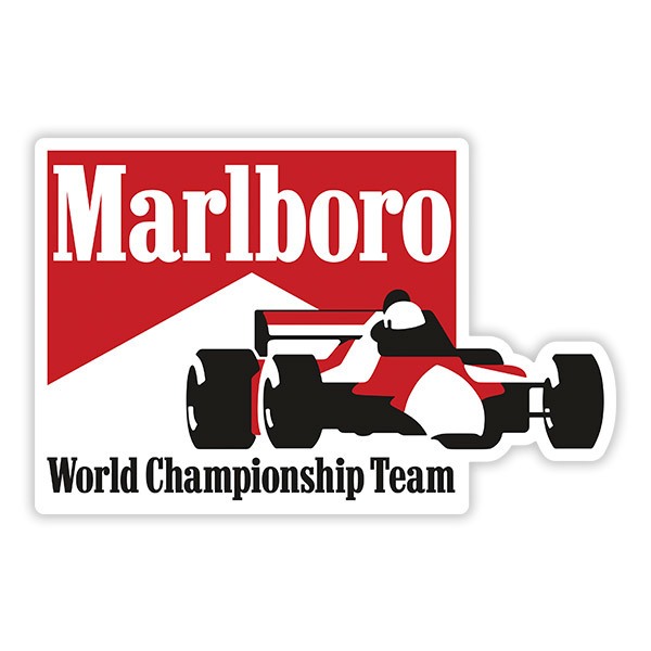 Car & Motorbike Stickers: Marlboro Championship Team