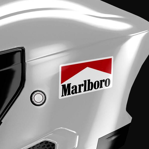 Car & Motorbike Stickers: Marlboro Retro
