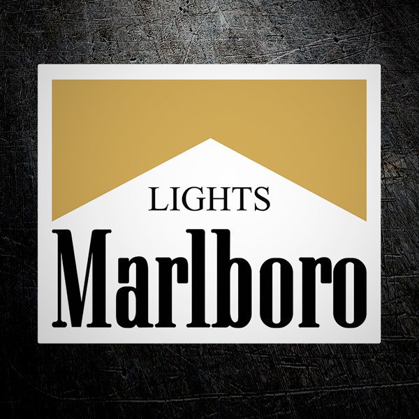 Car & Motorbike Stickers: Marlboro Lights 1