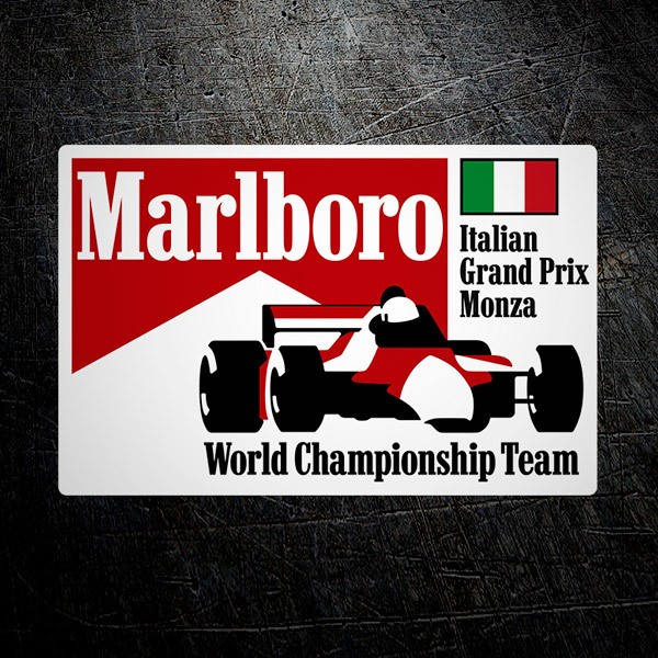 Car & Motorbike Stickers: Marlboro Italian Grand Prix Monza